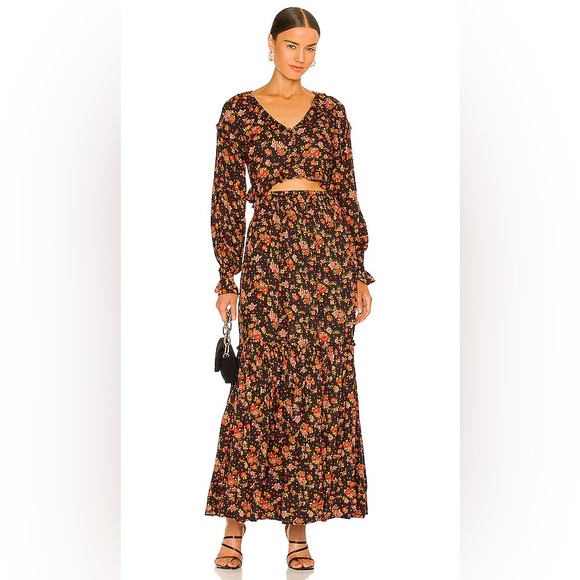 NWOT Free People Secret Garden Set in Black - Picture 5 of 5